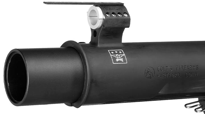 VFC Colt XM148 40mm Granatwerfer Vollmetall f. VFC XM177E2 / M16A1 GBB schwarz Bild 6