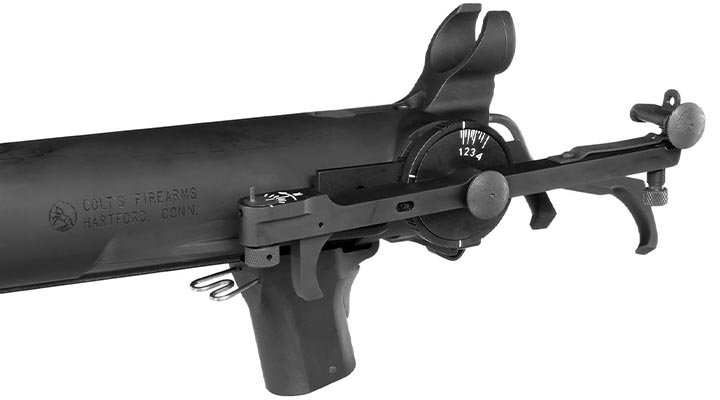 VFC Colt XM148 40mm Granatwerfer Vollmetall f. VFC XM177E2 / M16A1 GBB schwarz Bild 7