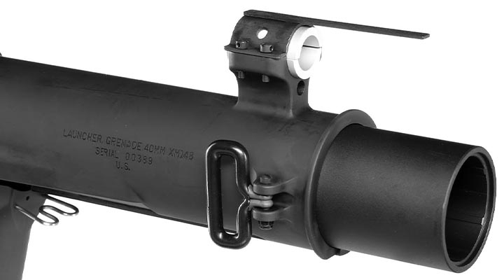 VFC Colt XM148 40mm Granatwerfer Vollmetall f. VFC XM177E2 / M16A1 GBB schwarz Bild 9