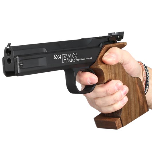Chiappa FAS 6004 Match Pump Luftpistole Kal. 4,5mm Diabolo schwarz Large Grip Bild 10
