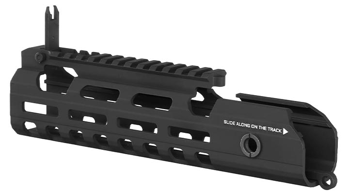 Ares Amoeba Aluminium Quick Change Handguard 228mm f. Mutant Gewehrserie schwarz Bild 3