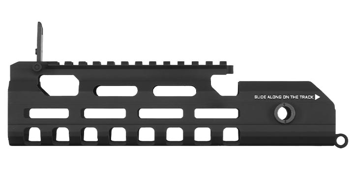 Ares Amoeba Aluminium Quick Change Handguard 228mm f. Mutant Gewehrserie schwarz Bild 4