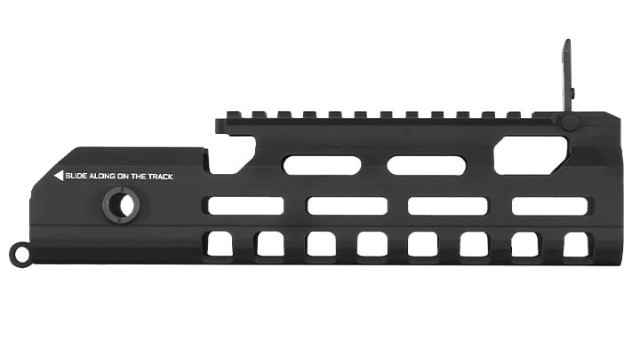 Ares Amoeba Aluminium Quick Change Handguard 228mm f. Mutant Gewehrserie schwarz Bild 5