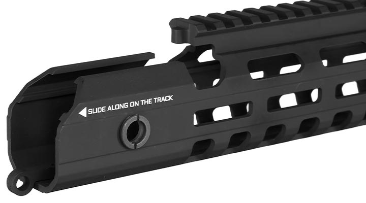 Ares Amoeba Aluminium Quick Change Handguard 228mm f. Mutant Gewehrserie schwarz Bild 7