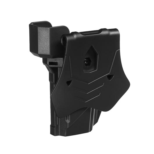 Amomax Tactical Holster Polymer Paddle fr Airsoft G-Modelle mit Red-Dot Zielgert Rechts schwarz Bild 5