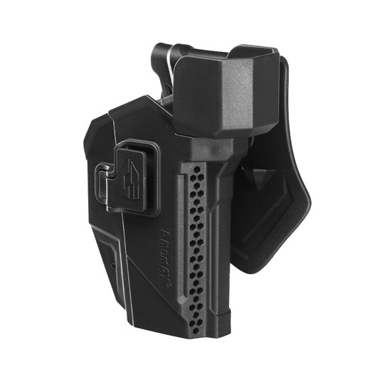 Amomax Tactical Holster Polymer Paddle fr Airsoft G-Modelle mit Red-Dot Zielgert Rechts schwarz Bild 7