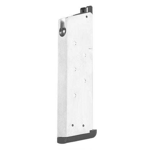 Wei-ETech M1911 GBB Magazin 15 Schuss (MEU-Type) silber Bild 1