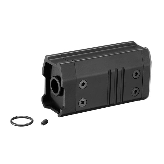 Action Army Silencer Aluminium Barrel Extension 70mm 14mm- f. AAP-01 / AAP-01C schwarz