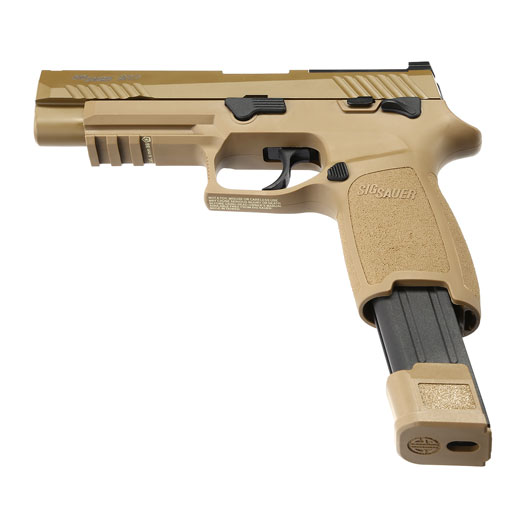 Versandrcklufer VFC Sig Sauer ProForce P320-M17 m. Metallschlitten CO2 BlowBack 6mm BB Coyote Tan Bild 5