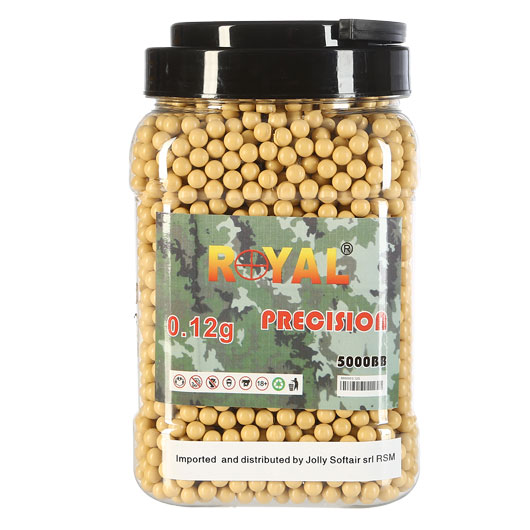 Royal Precision BBs 0.12g 5000er Container gelb