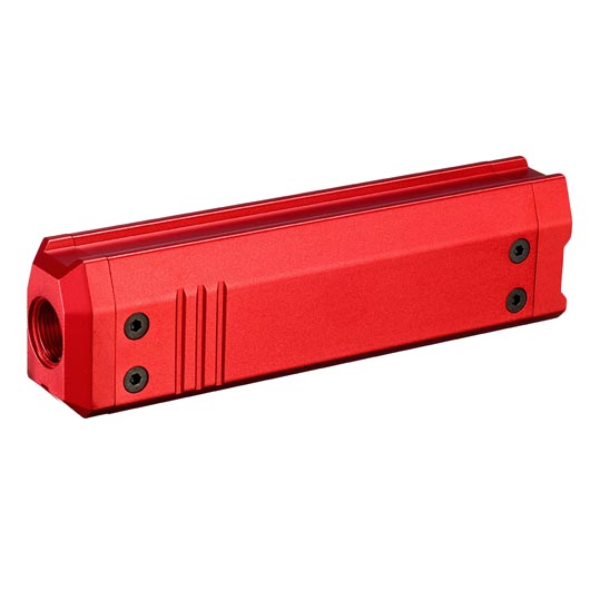 Action Army Silencer Aluminium Barrel Extension 130mm 14mm- f. AAP-01 / AAP-01C rot Bild 2