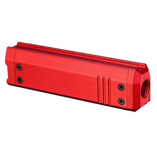 Action Army Silencer Aluminium Barrel Extension 130mm 14mm- f. AAP-01 / AAP-01C rot Bild 3