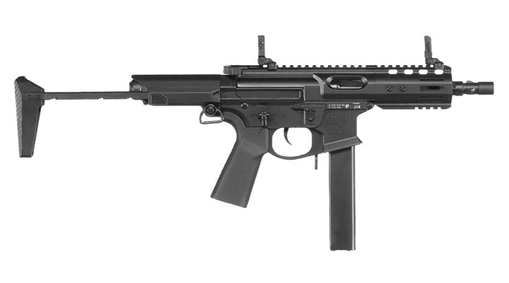 APS / EMG Noveske Space Baby 9mm Gen. 4 Edge II MosFet Vollmetall S-AEG 6mm BB schwarz Bild 2