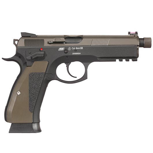 KJ Works CZ 75 SP-01 Shadow Vollmetall mit CNC Aluminiumschlitten CO2BB 6mm BB Bronze Special Edition Bild 3