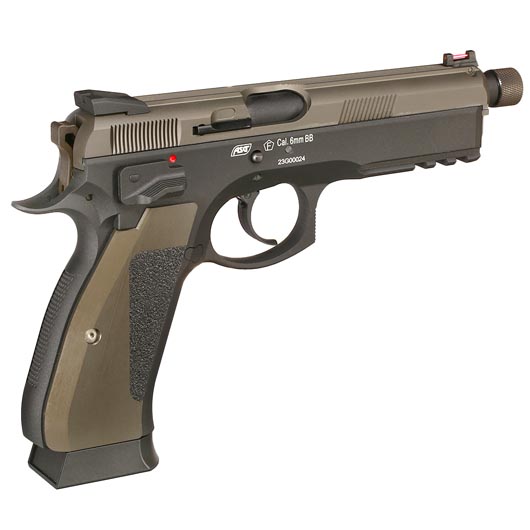 KJ Works CZ 75 SP-01 Shadow Vollmetall mit CNC Aluminiumschlitten CO2BB 6mm BB Bronze Special Edition Bild 4