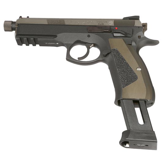 KJ Works CZ 75 SP-01 Shadow Vollmetall mit CNC Edelstahlschlitten CO2BB 6mm BB Bronze Special Edition Bild 5