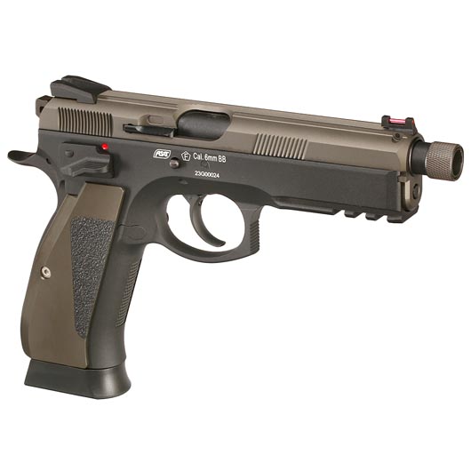 KJ Works CZ 75 SP-01 Shadow Vollmetall mit CNC Aluminiumschlitten CO2BB 6mm BB Bronze Special Edition Bild 7