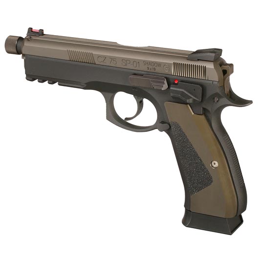 KJ Works CZ 75 SP-01 Shadow Vollmetall mit CNC Aluminiumschlitten CO2BB 6mm BB Bronze Special Edition Bild 8