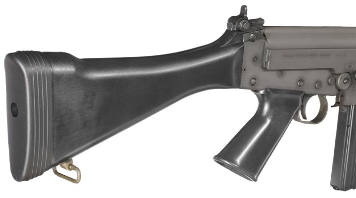 VFC FN Herstal FAL Type III CNC Vollmetall Gas-Blow-Back 6mm BB schwarz inkl. Holzkiste - Deluxe Version Bild 8