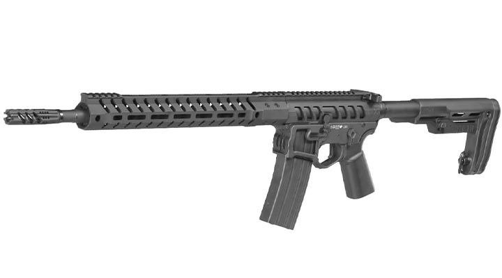 APS / EMG F-1 Firearms UDR-15 3G Demolition Ranch Vollmetall GBox CO2BB 6mm BB schwarz