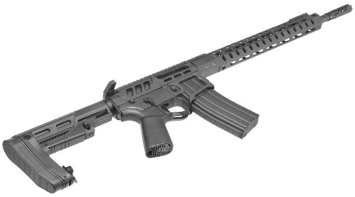 APS / EMG F-1 Firearms UDR-15 3G Demolition Ranch Vollmetall GBox CO2BB 6mm BB schwarz Bild 4