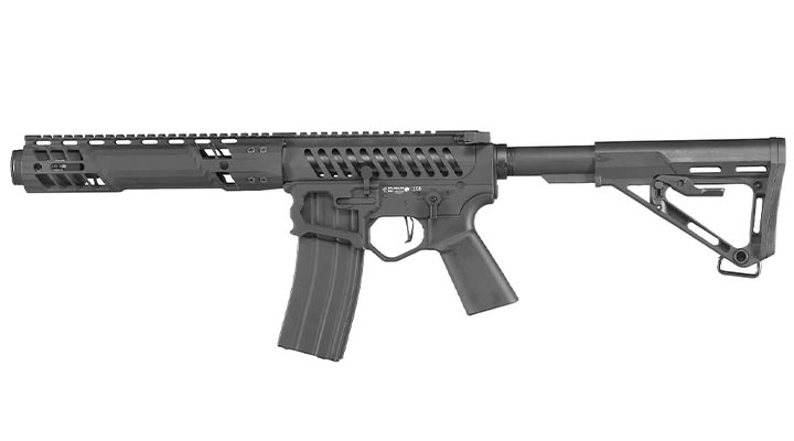 APS / EMG F-1 Firearms BDR-15 3G SBR Vollmetall GBox CO2BB 6mm BB schwarz Bild 1