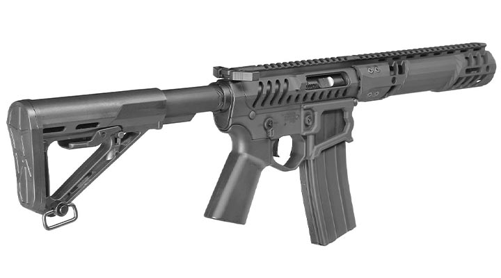 APS / EMG F-1 Firearms BDR-15 3G SBR Vollmetall GBox CO2BB 6mm BB schwarz Bild 3