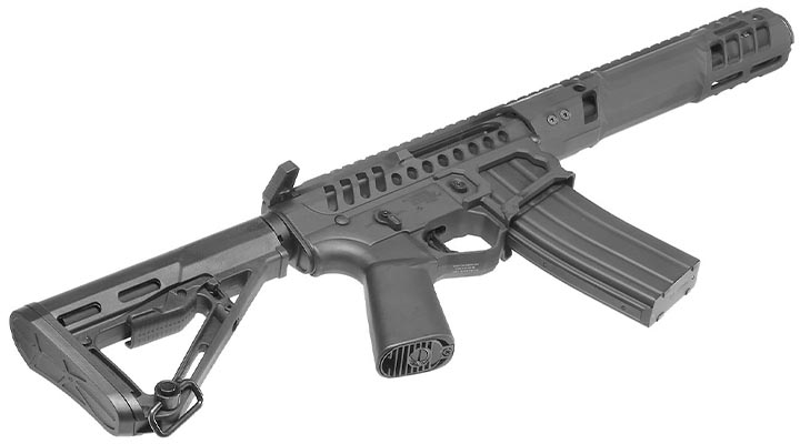 APS / EMG F-1 Firearms BDR-15 3G SBR Vollmetall GBox CO2BB 6mm BB schwarz Bild 4