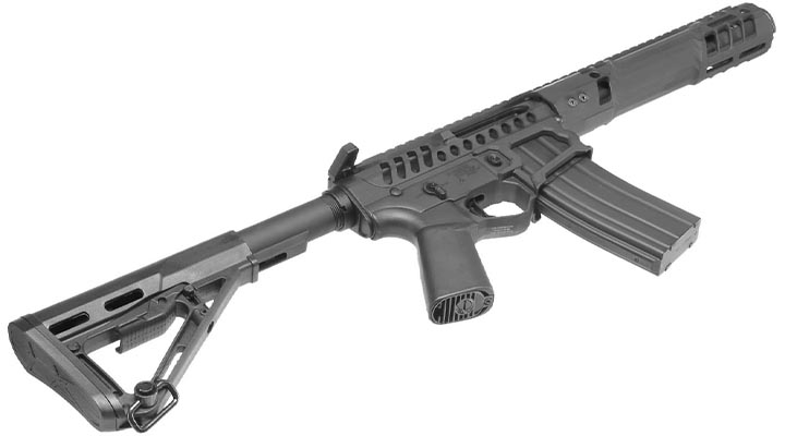 APS / EMG F-1 Firearms BDR-15 3G SBR Vollmetall GBox CO2BB 6mm BB schwarz Bild 5