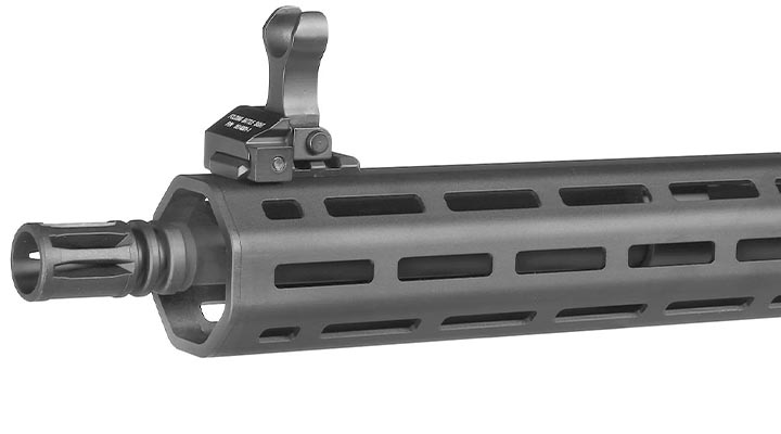 King Arms / EMG Lancer Systems L15 Defense 15 Zoll Vollmetall S-AEG 6mm BB schwarz - Aluminium Version Bild 6