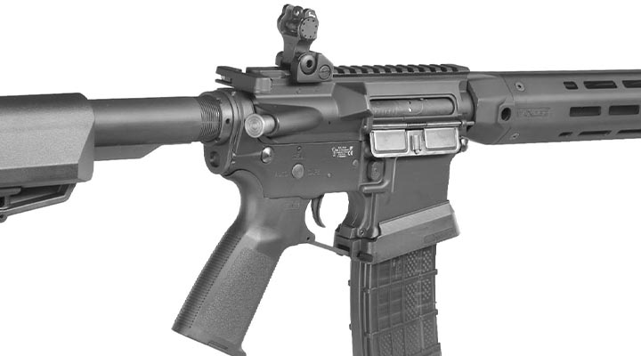 King Arms / EMG Lancer Systems L15 Defense 15 Zoll Vollmetall S-AEG 6mm BB schwarz - Aluminium Version Bild 8