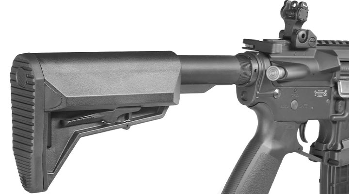 King Arms / EMG Lancer Systems L15 Defense 15 Zoll Vollmetall S-AEG 6mm BB schwarz - Aluminium Version Bild 9