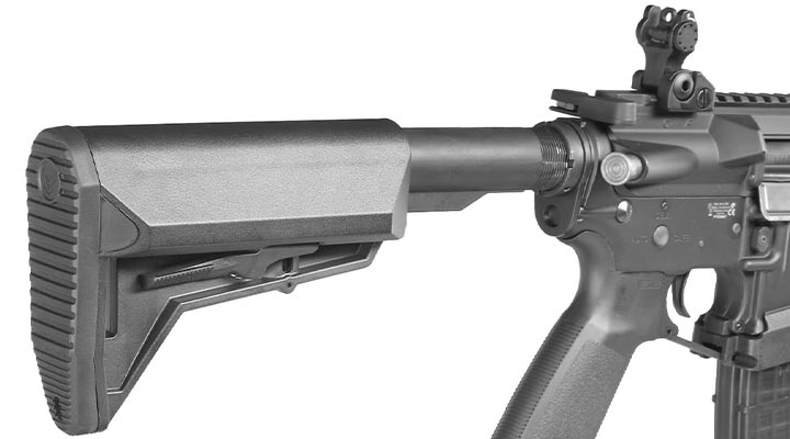 King Arms / EMG Lancer Systems L15 Defense 12 Zoll Vollmetall S-AEG 6mm BB schwarz - Aluminium Version Bild 9