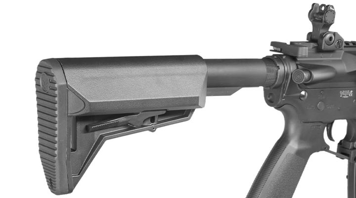 King Arms / EMG Lancer Systems L15 Defense 8 Zoll Vollmetall S-AEG 6mm BB schwarz - Real Carbon Version Bild 9