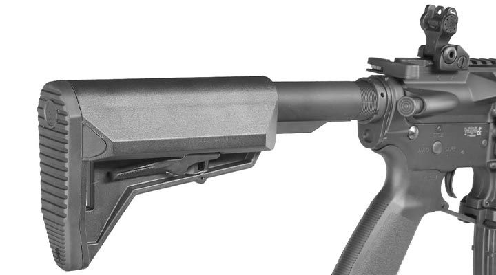 King Arms / EMG Lancer Systems L15 Defense 8 Zoll Vollmetall S-AEG 6mm BB schwarz - Aluminium Version Bild 9