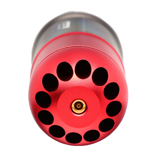 Nuprol 40mm Vollmetall Hlse / Einlegepatrone f. 96 6mm BBs rot - 3 Stck Bild 4