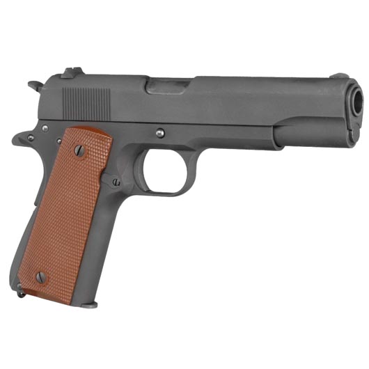 GBLS DAS M1911A1 Stahl Gas BlowBack 6mm BB grau Bild 7