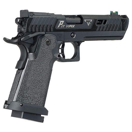 EMG TTI Innovations 2011 Pit Viper JW4 Vollmetall GBB 6mm BB Blackout Edition schwarz Bild 6