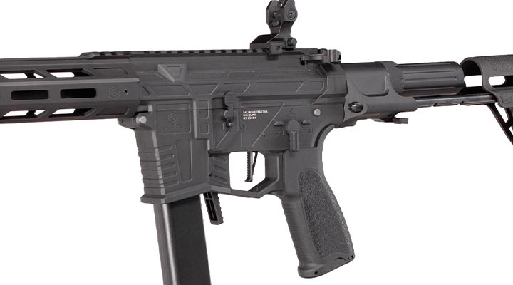 Evolution Reaper 9mm S EMR PDW PCC Carbontech ETS II Mosfet AEG 6mm BB schwarz Bild 7