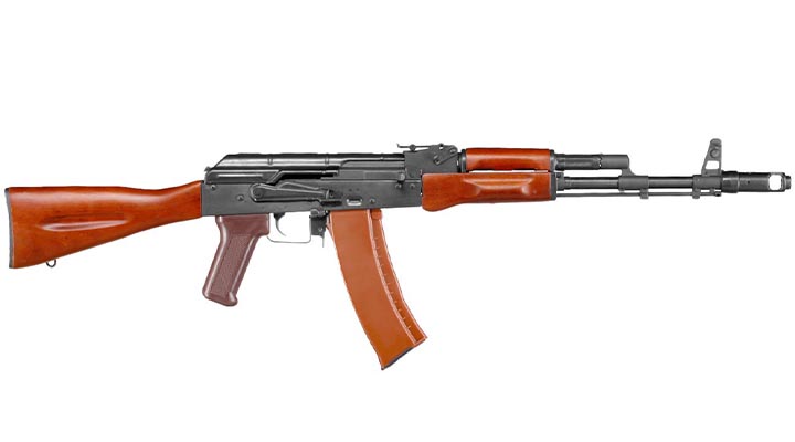 E&L AK74N Essential Vollmetall Echtholz S-AEG 6mm BB schwarz Bild 2