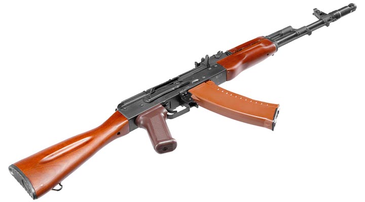 E&L AK74N Essential Vollmetall Echtholz S-AEG 6mm BB schwarz Bild 4