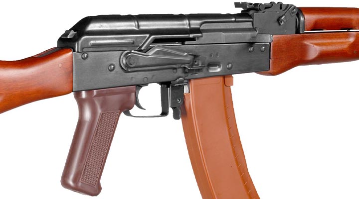 E&L AK74N Essential Vollmetall Echtholz S-AEG 6mm BB schwarz Bild 7