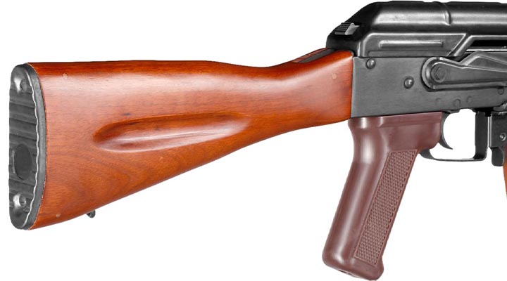 E&L AK74N Essential Vollmetall Echtholz S-AEG 6mm BB schwarz Bild 8