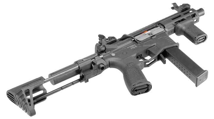 Evolution Reaper 9mm XS EMR PDW PCC Carbontech ETS II Mosfet S-AEG 6mm BB schwarz Bild 5