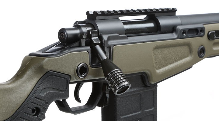 Action Army AAC T10S Bolt Action Snipergewehr Springer 6mm BB oliv Bild 8