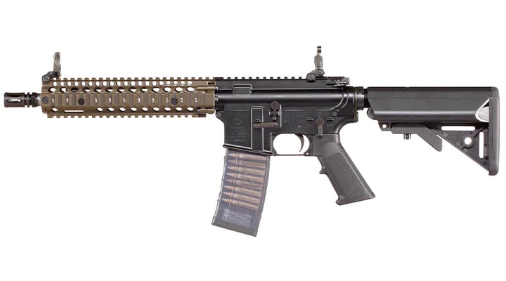 EMG / Cyma Colt MK18 MOD1 Vollmetall CGS T8-System Gas-Blow-Back 6mm BB Dualtone Bild 2