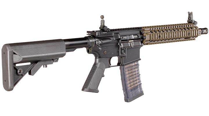 EMG / Cyma Colt MK18 MOD1 Vollmetall CGS T8-System Gas-Blow-Back 6mm BB Dualtone Bild 4