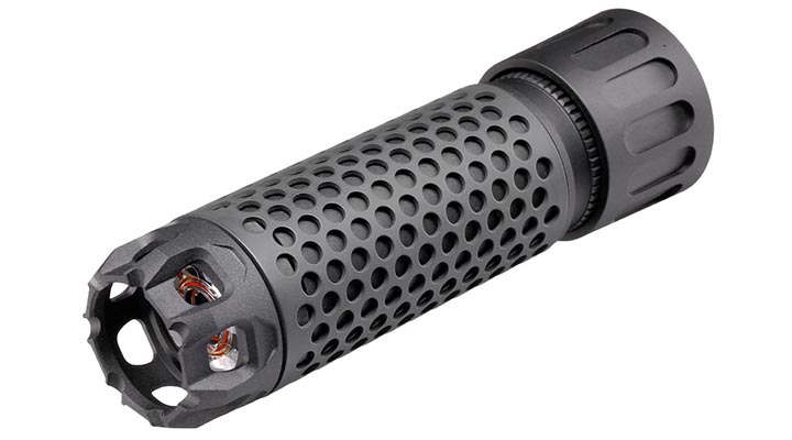 Acetech Predator MKIII Suppressor mit Bifrost M Multi-Color Flame Effect Flasher Unit inkl. Akku + Flash-Hider 14mm- schwarz