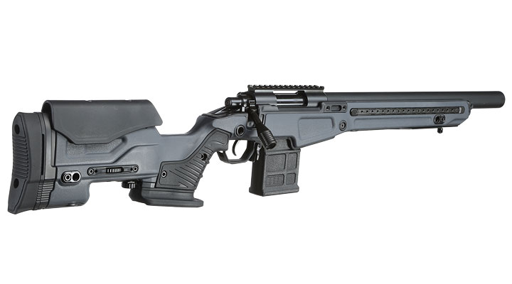 Action Army AAC T10S Bolt Action Snipergewehr Springer 6mm BB grau Bild 3
