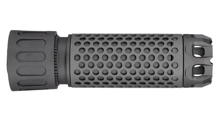 Acetech Predator MKIII Suppressor mit Blaster MS Flame Effect Flasher Unit inkl. Akku + Flash-Hider 14mm- schwarz Bild 3